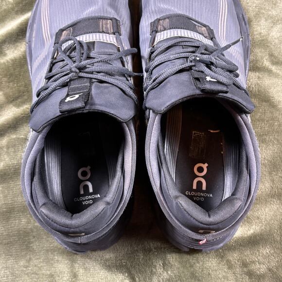 On Cloud Cloudnova 2 Void Eclipse Black Mens 13 Sneaker Shoe 3MD12181106 Clean